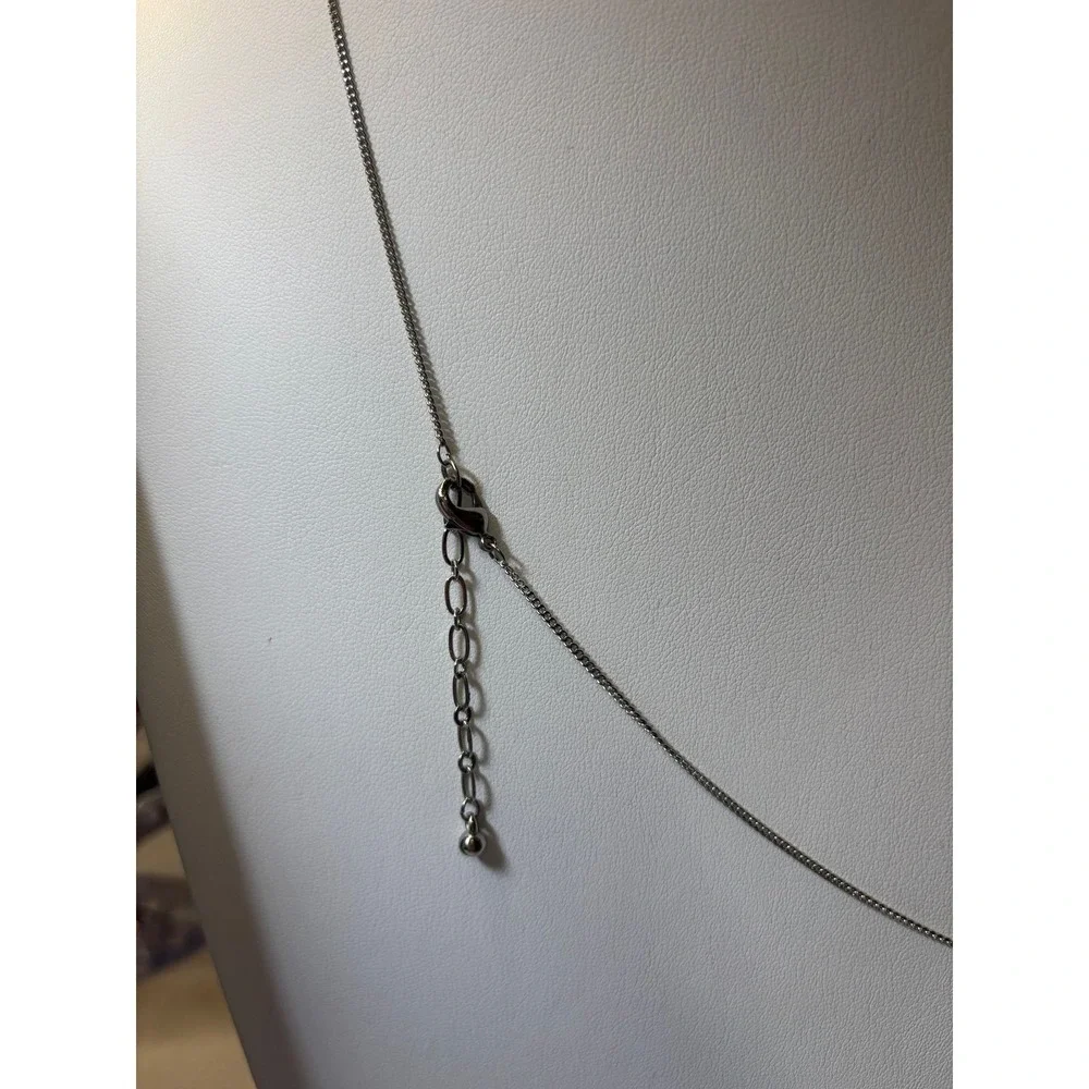 #42. Silver-tone Horse Necklace